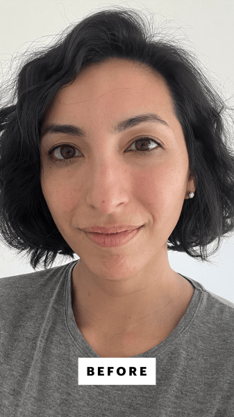 Pai before applying the the Freck OG